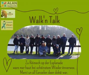 Walk'n Talk op der Réimecher Esplanade, den 5 Mäerz 2022