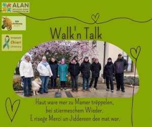 Walk'n Talk zu Mamer, den 2 Abrell 2022